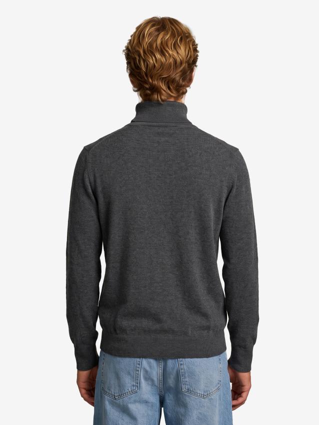 BALLANTYNE - Dolcevita in cashmere grigio Derby
