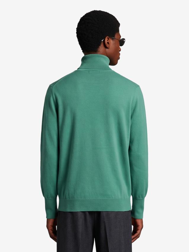 BALLANTYNE - Dolcevita in cashmere verde Zephir