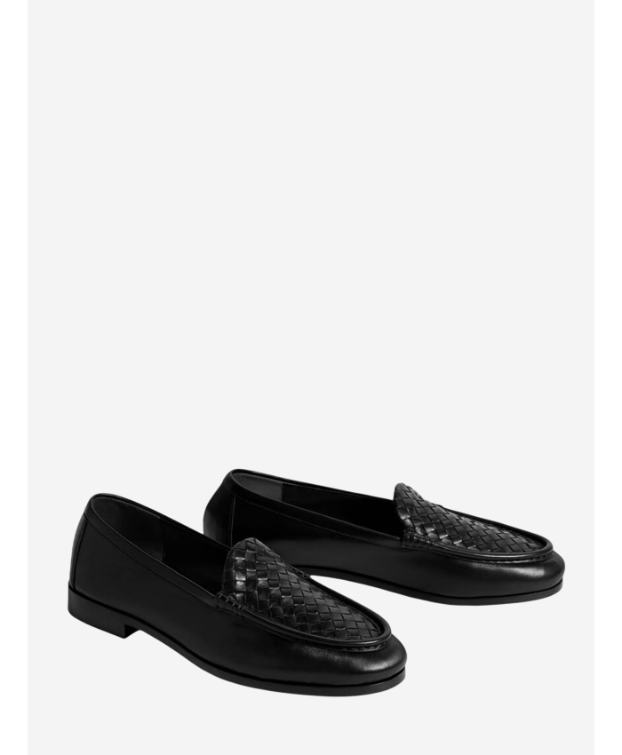 BOTTEGA VENETA - Moccasino Silenzio nero