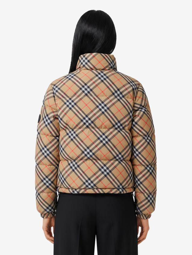 BURBERRY - Ambleside Check puffer jacket