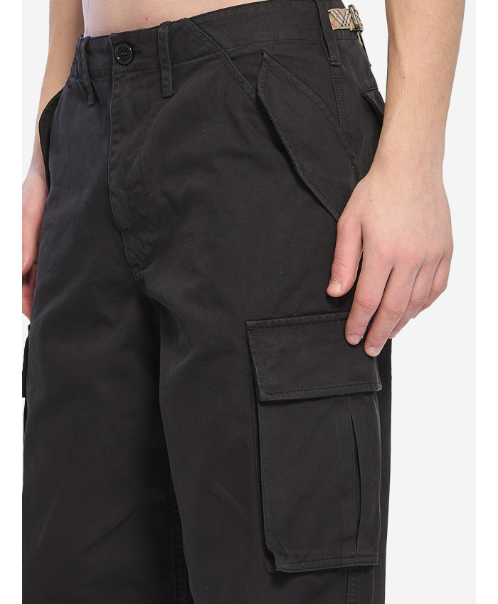 BURBERRY - Pantaloni cargo in cotone