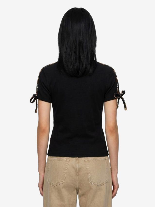 BURBERRY - T-shirt Taisie nera