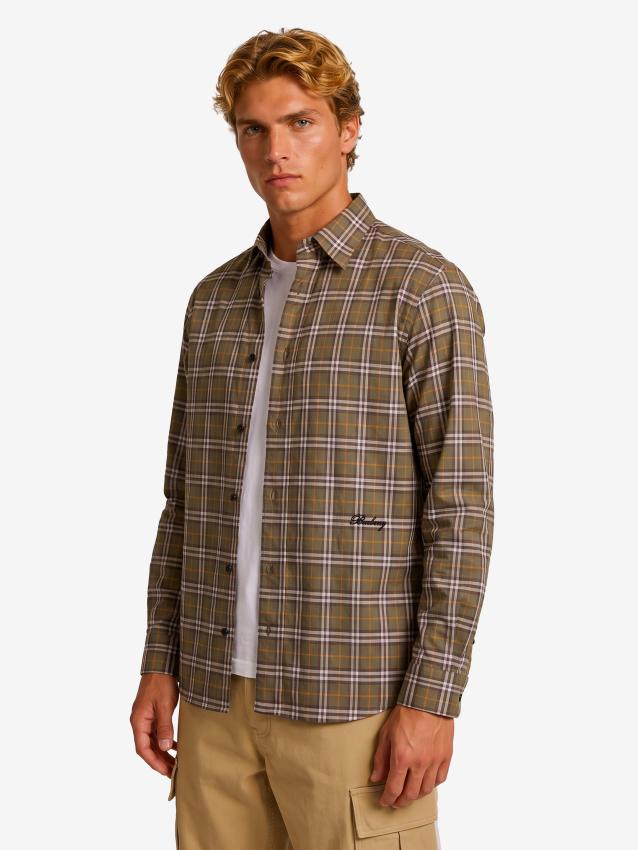 BURBERRY - Check cotton shirt