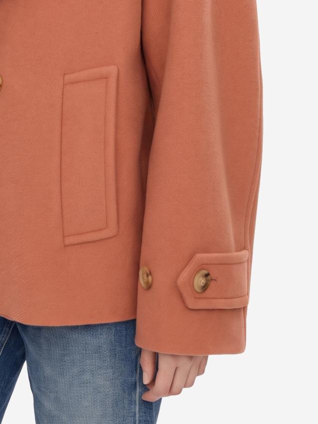 CHLOE - Cappotto corto oversize in lana