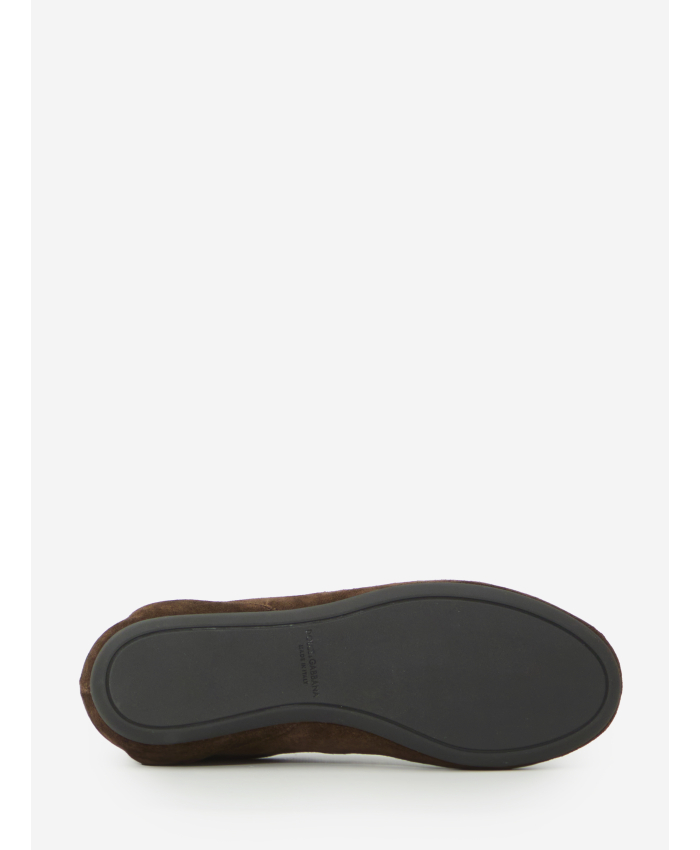 DOLCE&GABBANA - Sneakers basse in pelle scamosciata