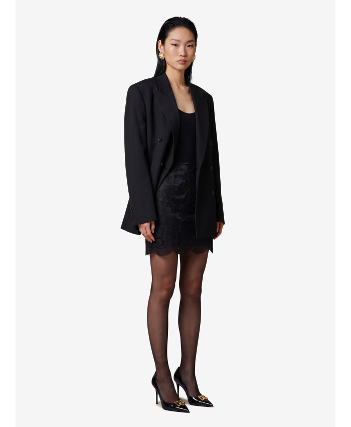 DOLCE&GABBANA - Gonna mini in pizzo