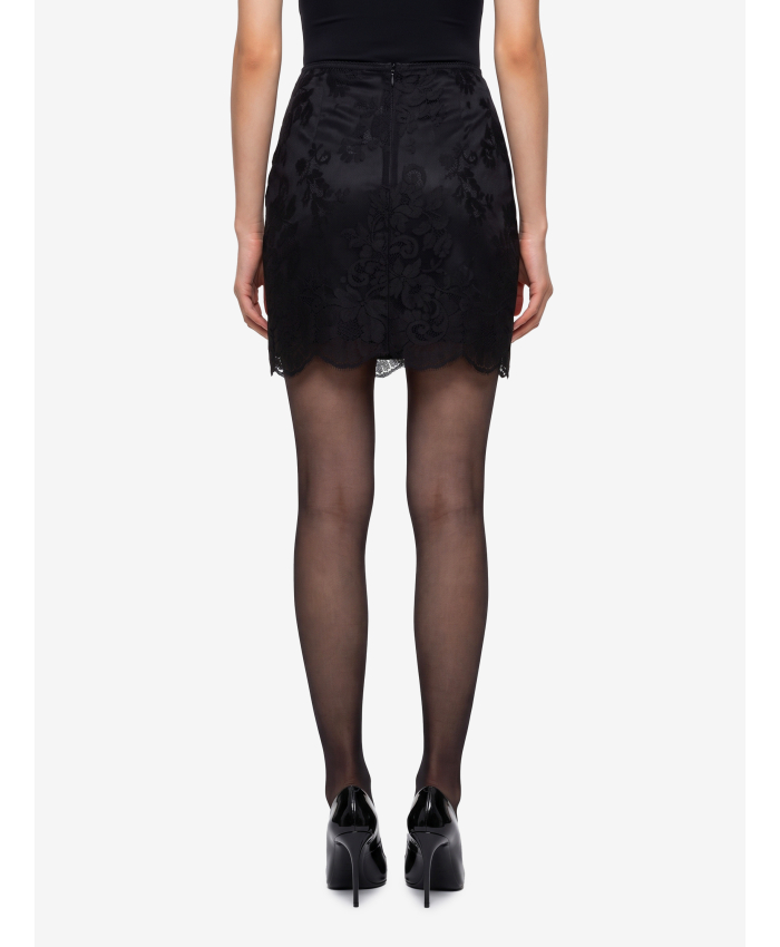 DOLCE&GABBANA - Gonna mini in pizzo