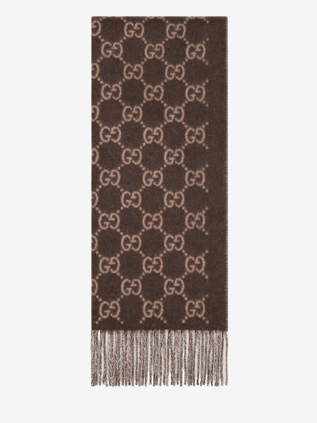 GUCCI - Sciarpa in cashmere GG