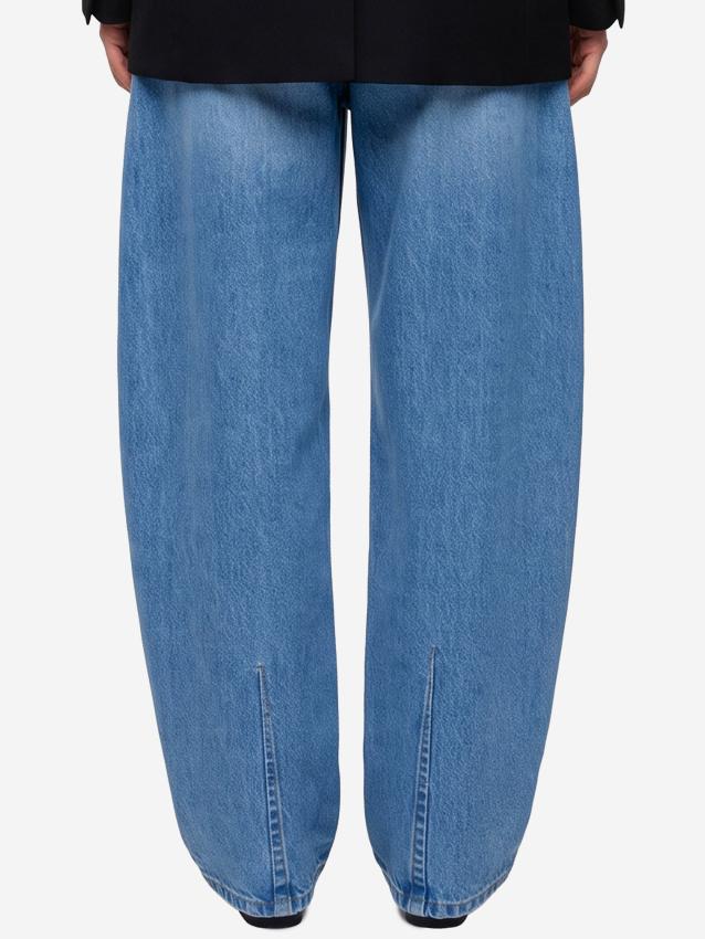 JACQUEMUS - High-waist barrel-leg jeans