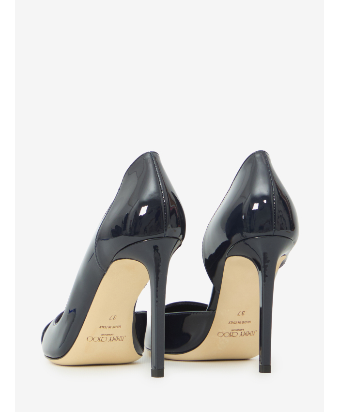 JIMMY CHOO - Décolleté Brigitte 100 blu marine
