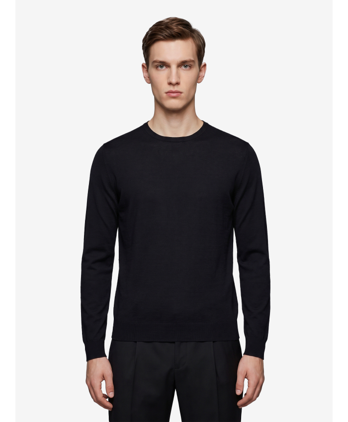JOHN SMEDLEY - Black Lundy sweater