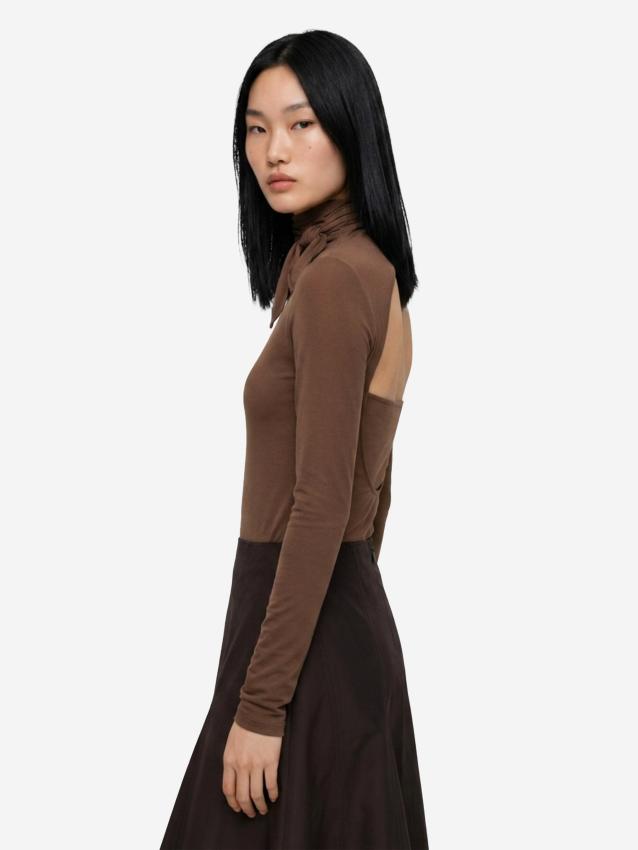 LEMAIRE - Top Ballerina con foulard