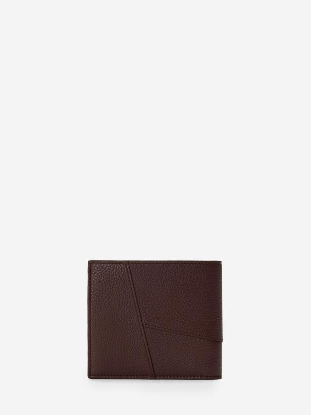 LOEWE - Portafoglio bifold Puzzle cioccolato