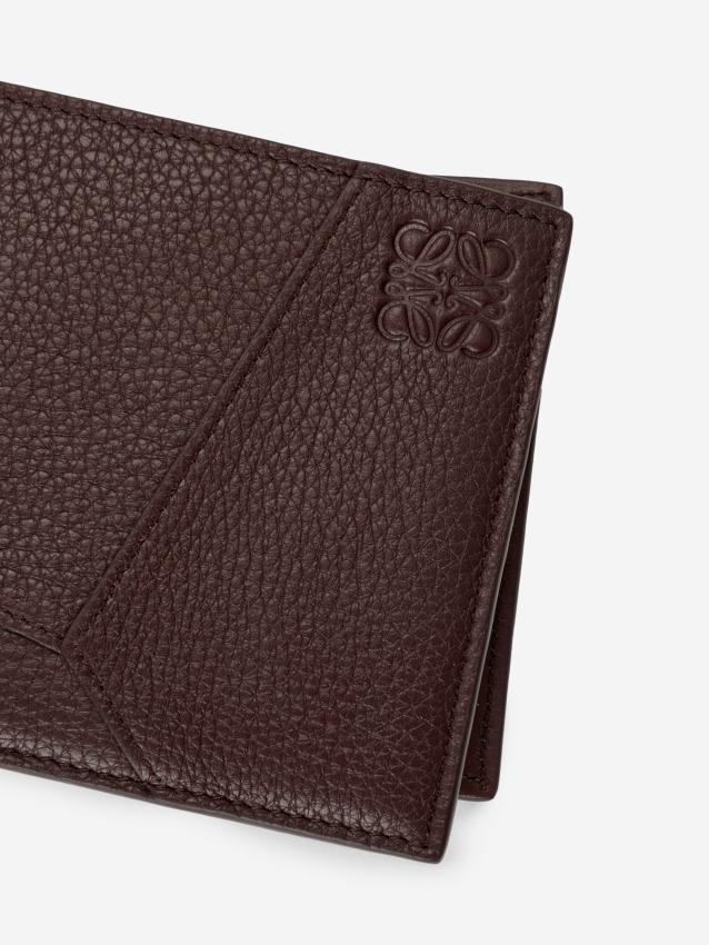 LOEWE - Portafoglio bifold Puzzle cioccolato