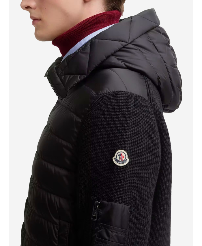 MONCLER - Cardigan imbottito con zip