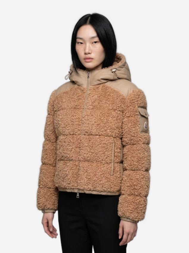 MONCLER - Piumino corto Alpestre in teddy