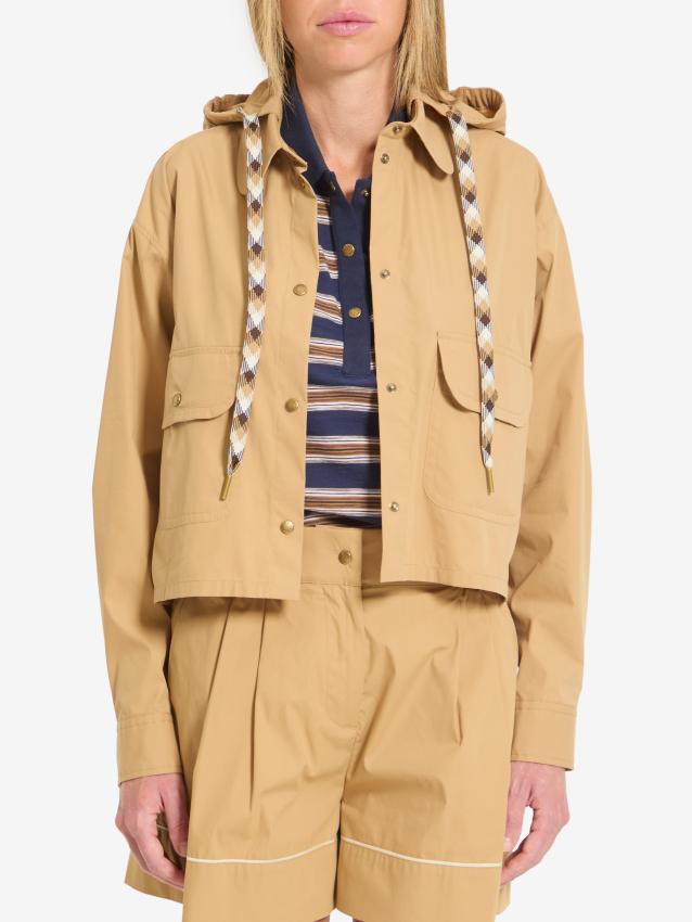 MONCLER - Camicia in misto cotone