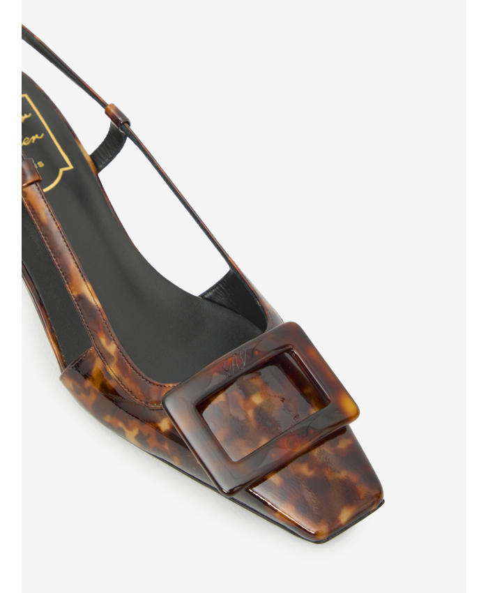 ROGER VIVIER - Décolleté slingback Belle Vivier Turtle