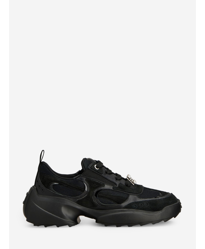 ROGER VIVIER - Sneakers Viv' on the Run in pelle e tessuto