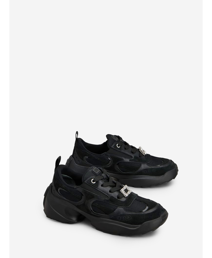 ROGER VIVIER - Sneakers Viv' on the Run in pelle e tessuto