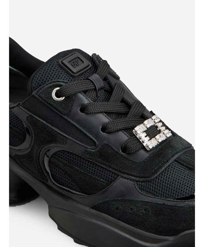 ROGER VIVIER - Sneakers Viv' on the Run in pelle e tessuto