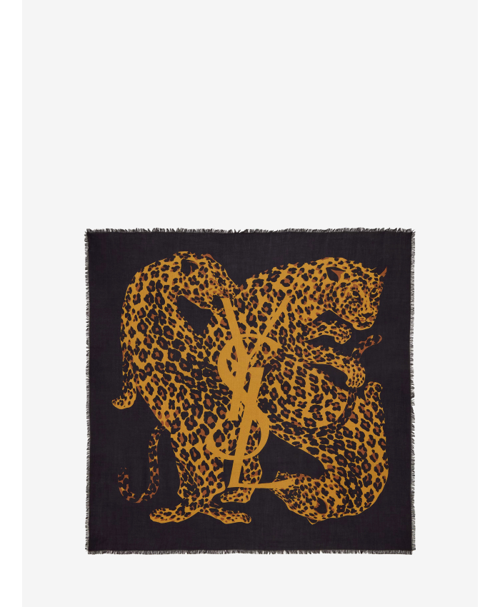 SAINT LAURENT - Sciarpa quadrata Cassandre
