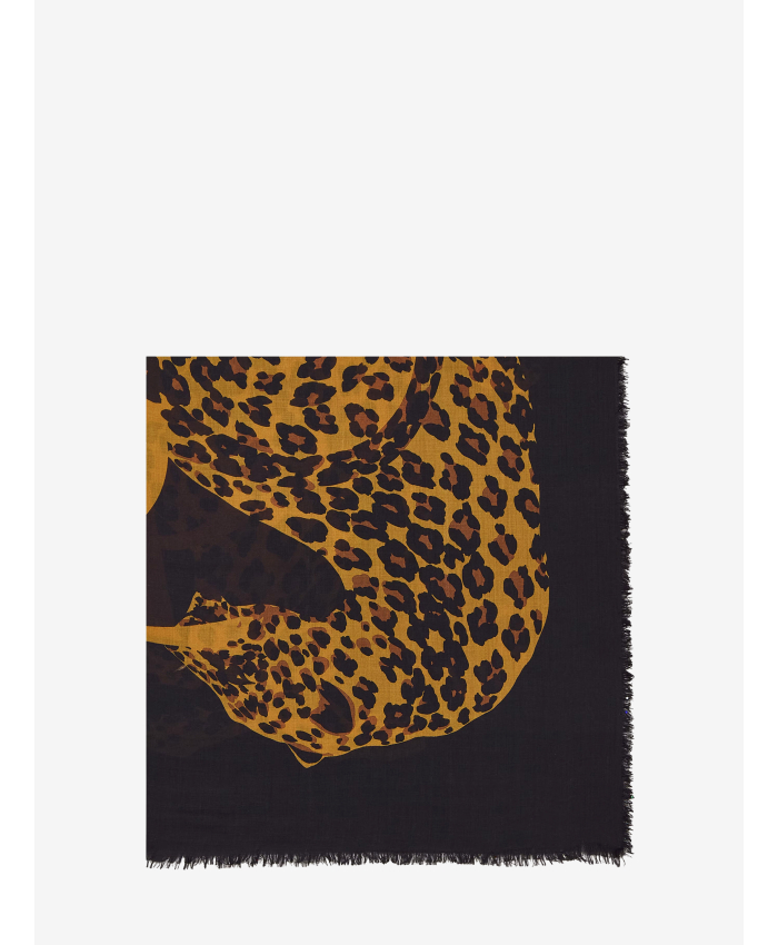 SAINT LAURENT - Sciarpa quadrata Cassandre