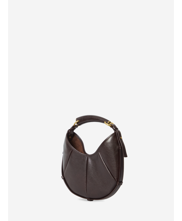 SAINT LAURENT - Borsa Mombasa piccola marrone scuro