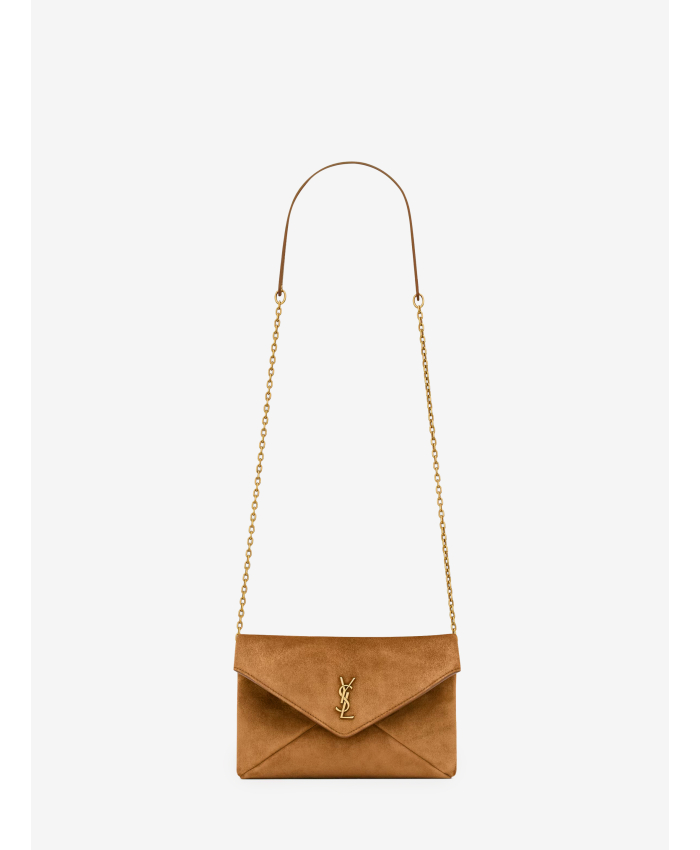 SAINT LAURENT - Pochette con catena piccola Cassandre