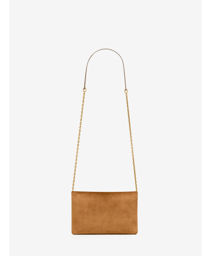 SAINT LAURENT - Pochette con catena piccola Cassandre