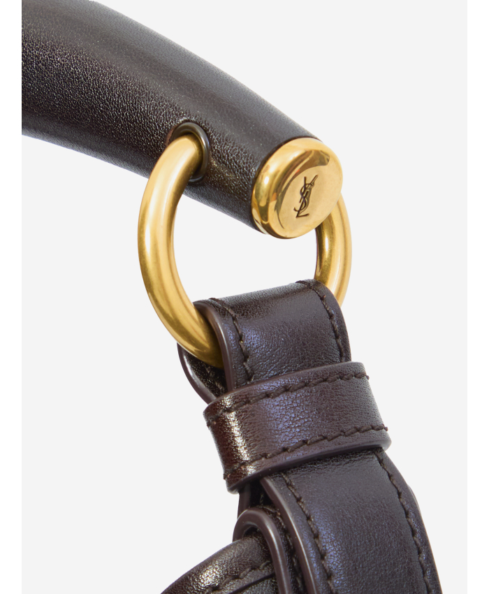 SAINT LAURENT - Borsa Mombasa media marrone