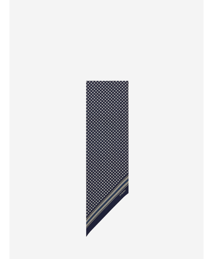 SAINT LAURENT - Sciarpa lavallière in twill di seta