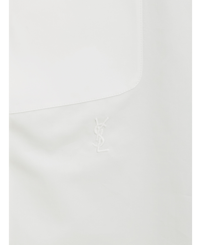 SAINT LAURENT - Camicia da smoking