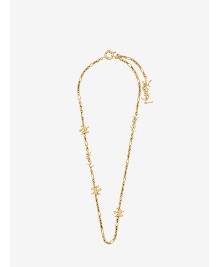 SAINT LAURENT - Collana colomba Cassandre oversize