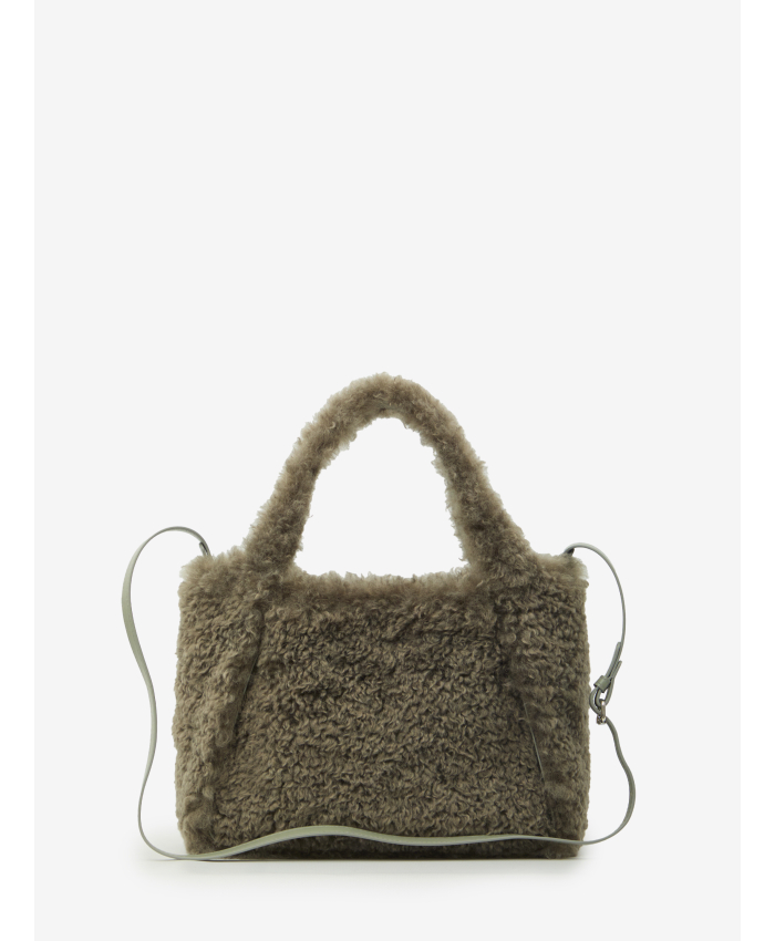 STELLA MCCARTNEY - Borsa Tote con logo effetto teddy