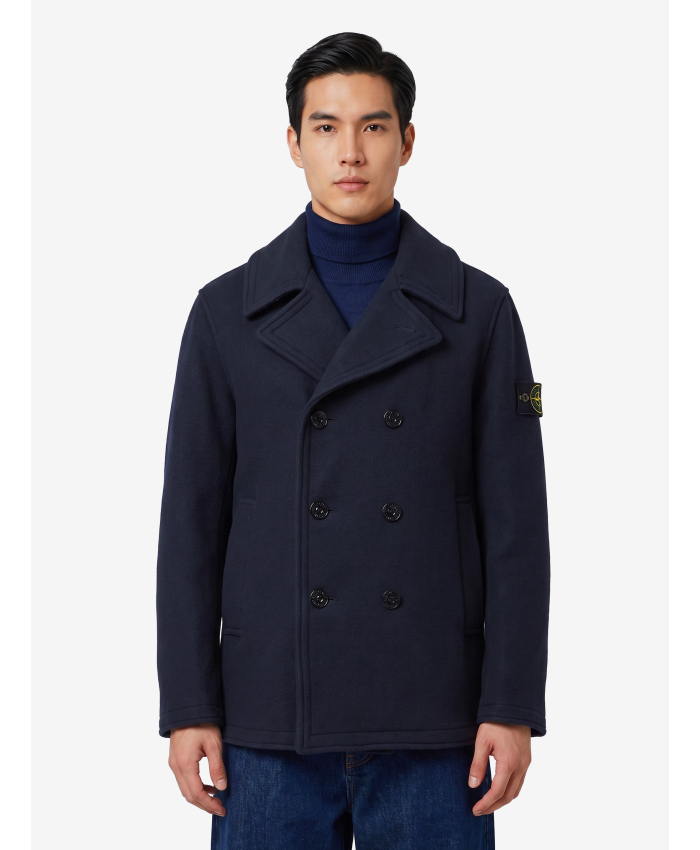 STONE ISLAND - Cappotto corto Heavy Melton