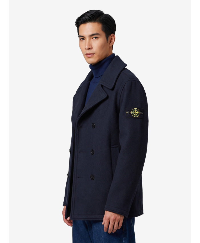 STONE ISLAND - Cappotto corto Heavy Melton