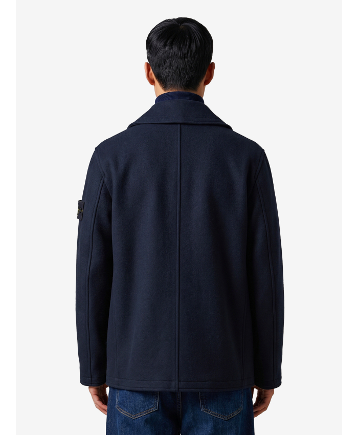 STONE ISLAND - Cappotto corto Heavy Melton