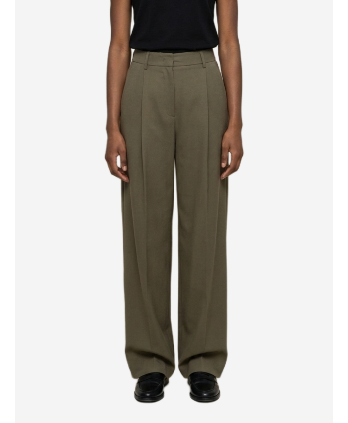SUTTON NEW YORK - Light stretch canvas pants in military green