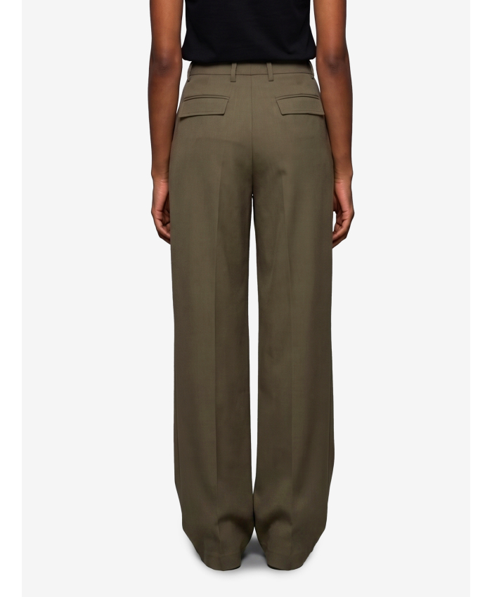 SUTTON NEW YORK - Light stretch canvas pants in military green