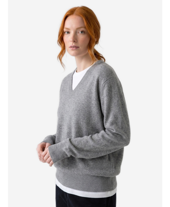THE ROW - Maglione Phora grigio talpa