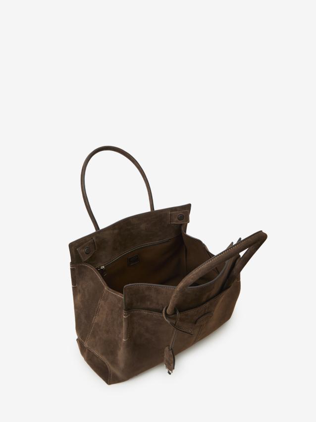 TOD'S - Borsa shopping in pelle scamosciata