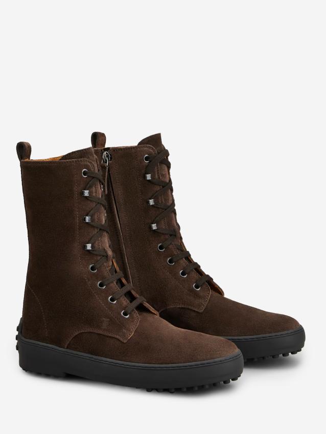 TOD'S - Stivaletto Winter Gommino in pelle scamosciata