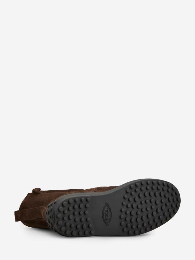 TOD'S - Stivaletto Winter Gommino in pelle scamosciata