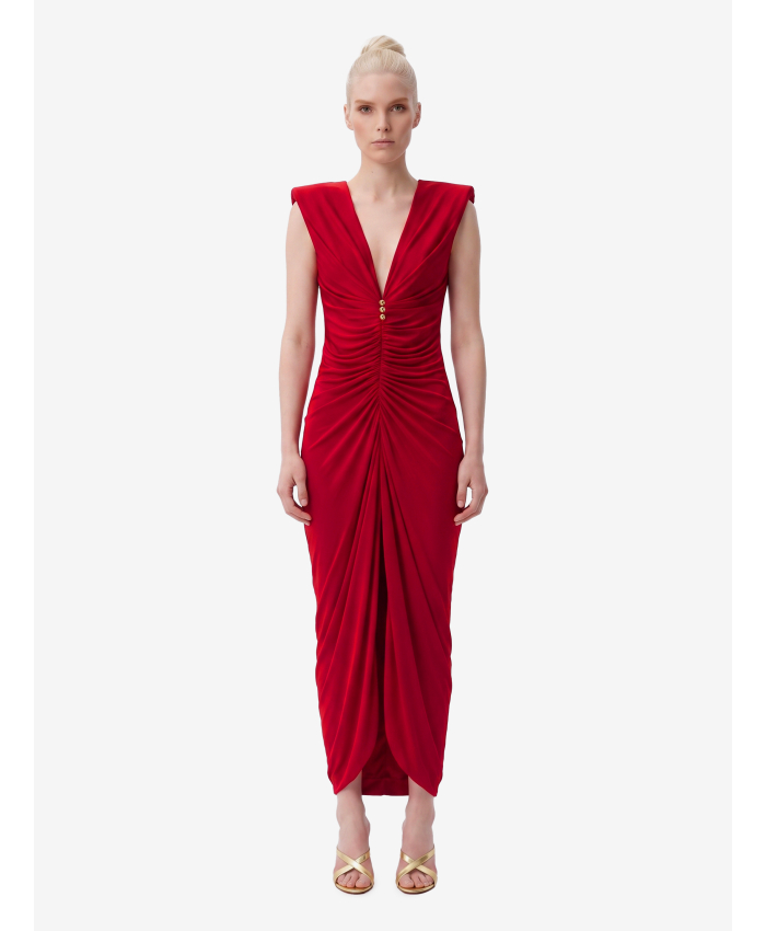 VERSACE - Abito da sera in jersey di viscosa