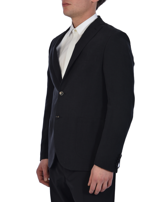 TONELLO - Giacca Monopetto Grigio Piombo