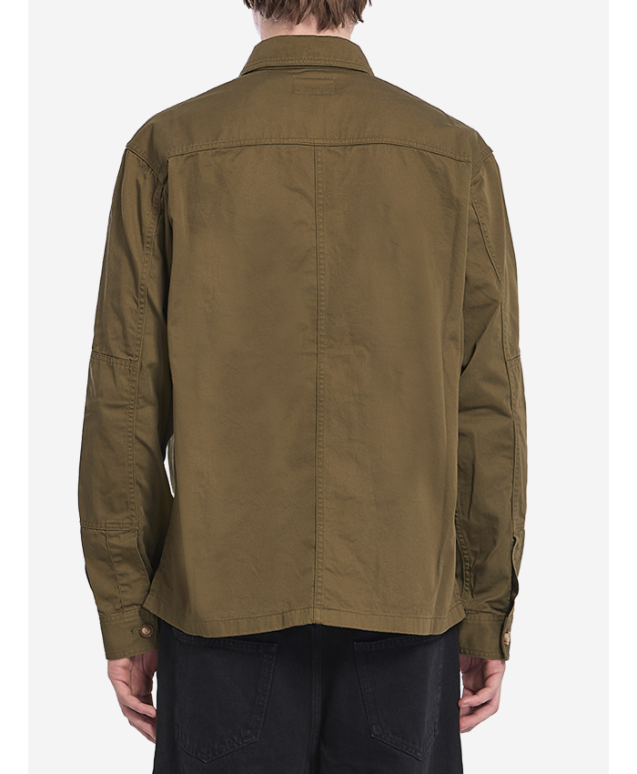 SAINT LAURENT - Overshirt in twill di cotone
