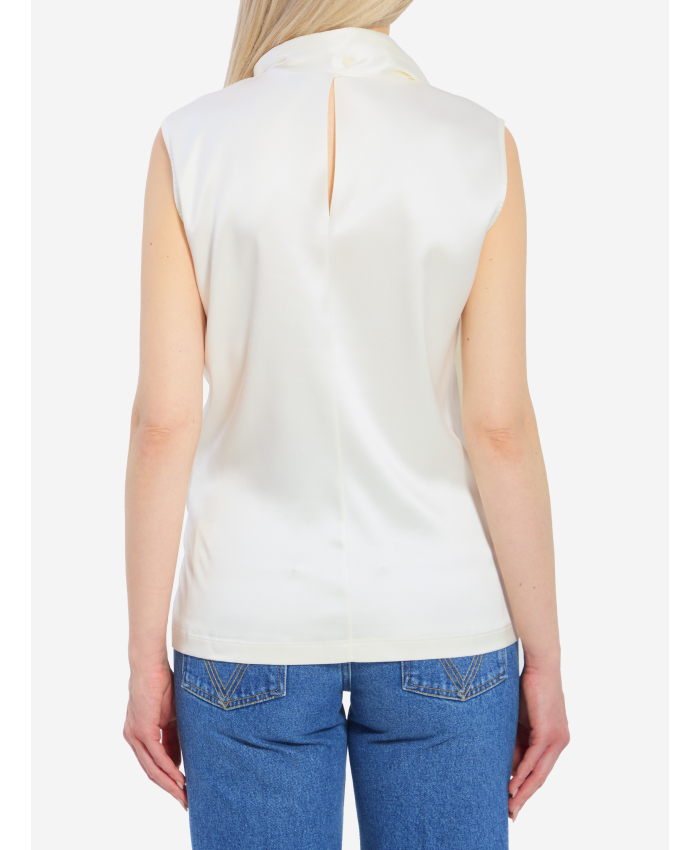 BOTTEGA VENETA - Top in satin di seta