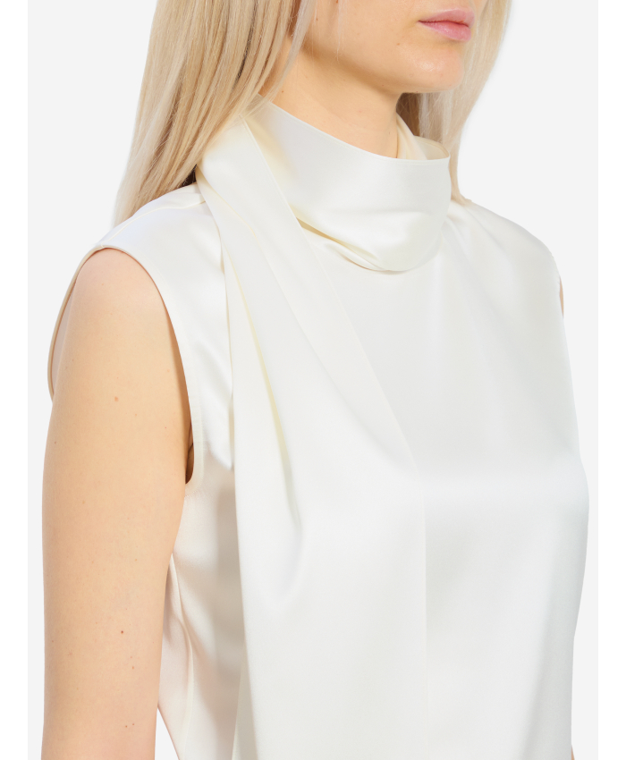 BOTTEGA VENETA - Top in satin di seta