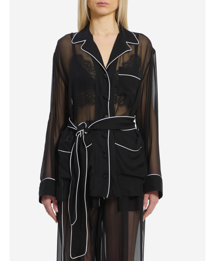DOLCE&GABBANA - Camicia Vanity in chiffon